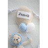 Personalizowany łapacz snów  - beż/błekit